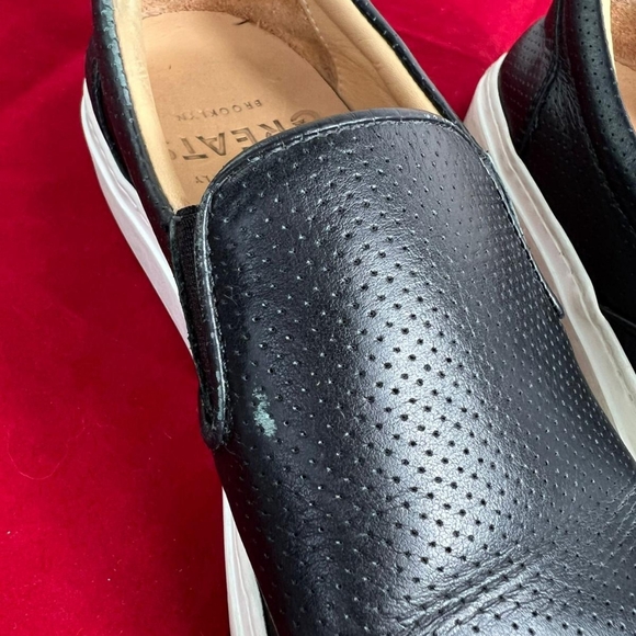 Greats Brooklyn Women's Wooster Perforated Leather Slip On Loafers Sneakers, 7 - Picture 5 of 12